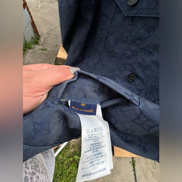 Louis Vuitton Monogram Denim Jacket Virgil Abloh - Picture 2 of 9